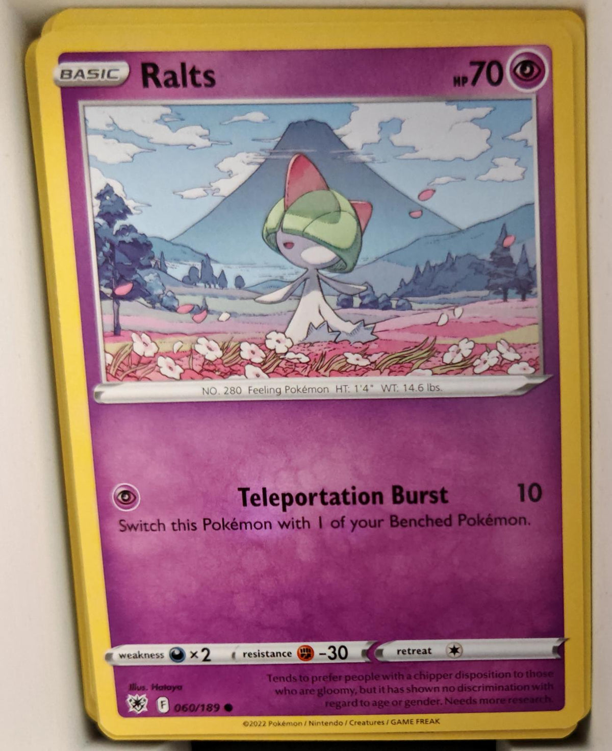 Ralts - 060/189 - - ASTRAL RADIANCE - Pokemon - Common | AA21-60