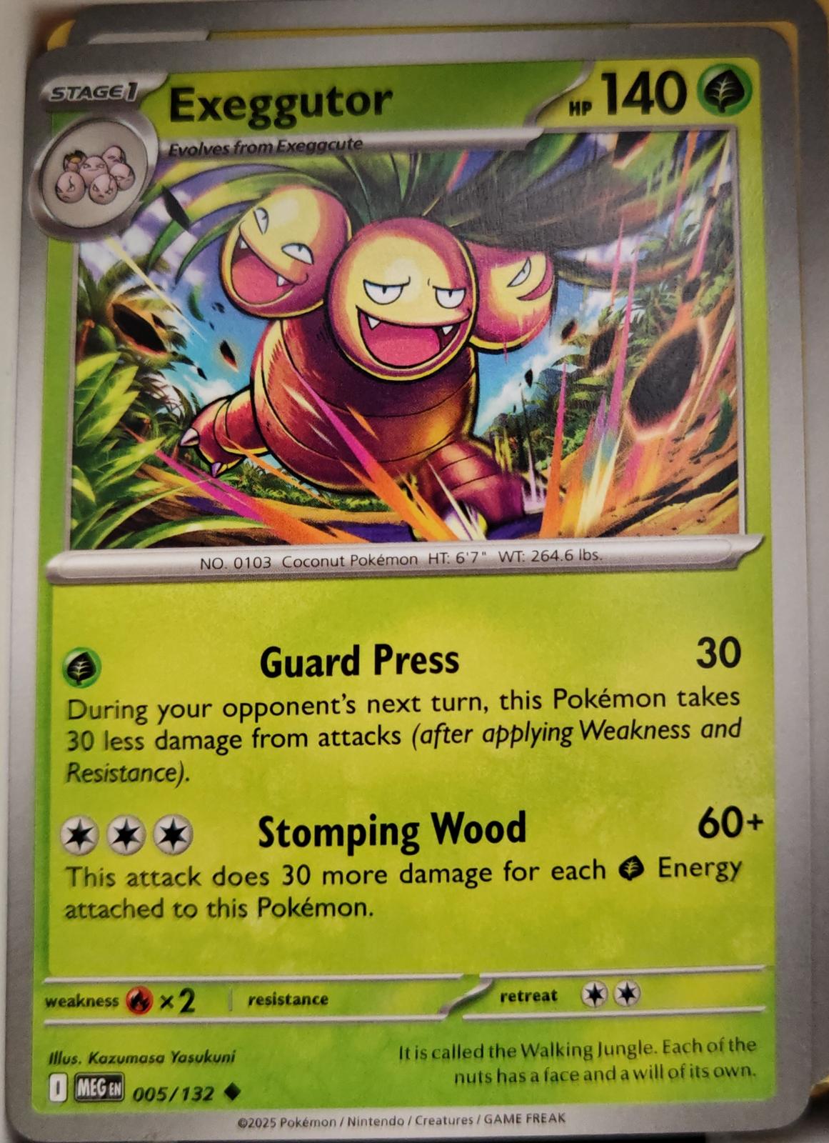 Exeggutor - 005/132 - - MEGA EVOLUTION - Pokemon - Uncommon | AA03-50