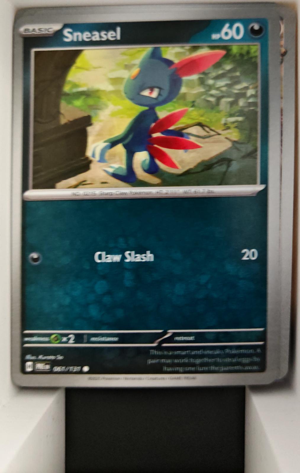 Sneasel - 061/131 - - PRISMATIC EVOLUTIONS - Pokemon - Common | AA27-35