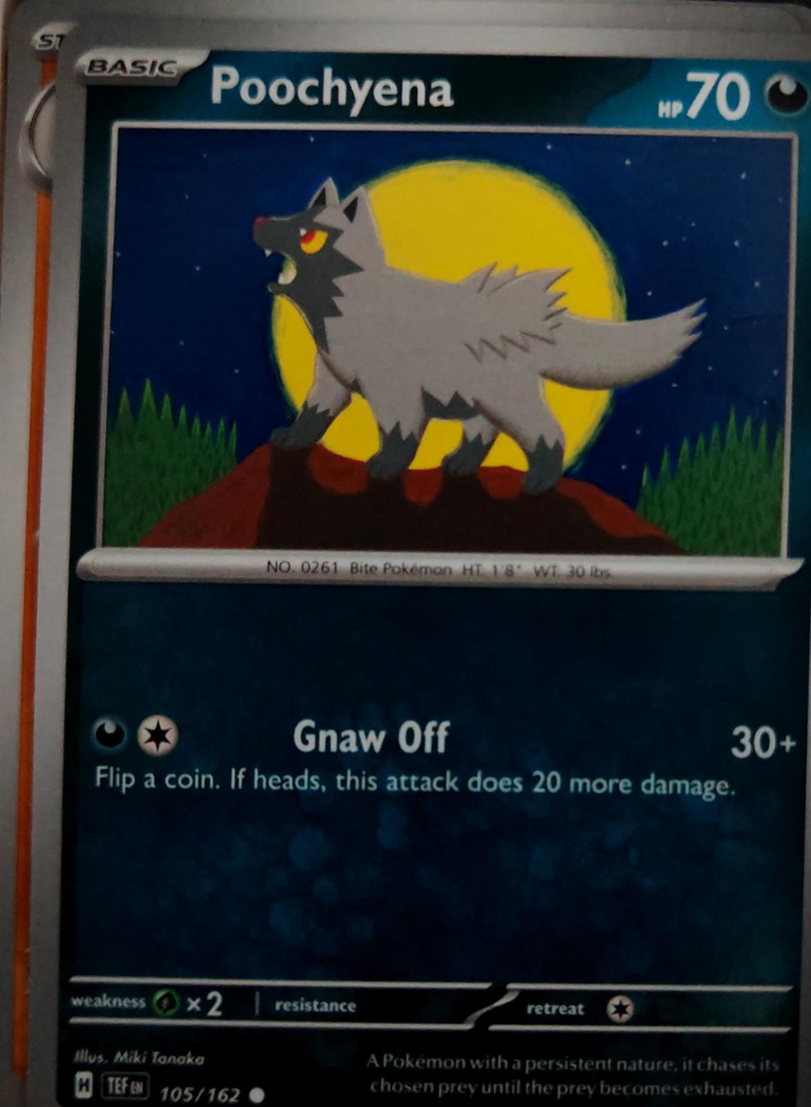Poochyena - 105/162 - - TEMPORAL FORCES - Pokemon - Common | AA39-50