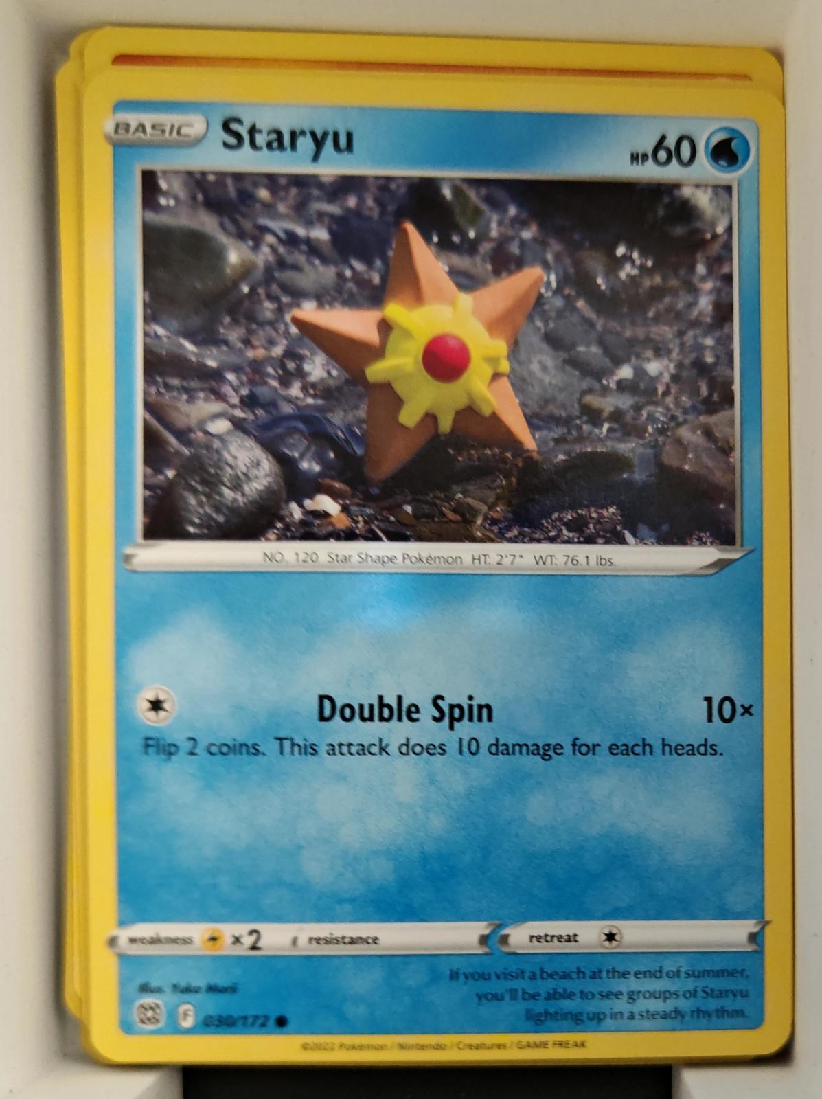 Staryu - 030/172 - - BRILLIANT STARS - Pokemon - Common | AA21-19