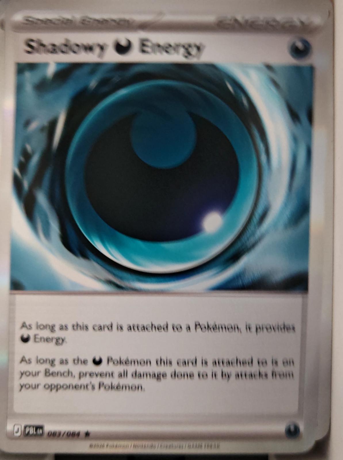 Shadowy Darkness Energy - 083/084 - Holo - PITCH BLACK - Pokemon - | AA25-36