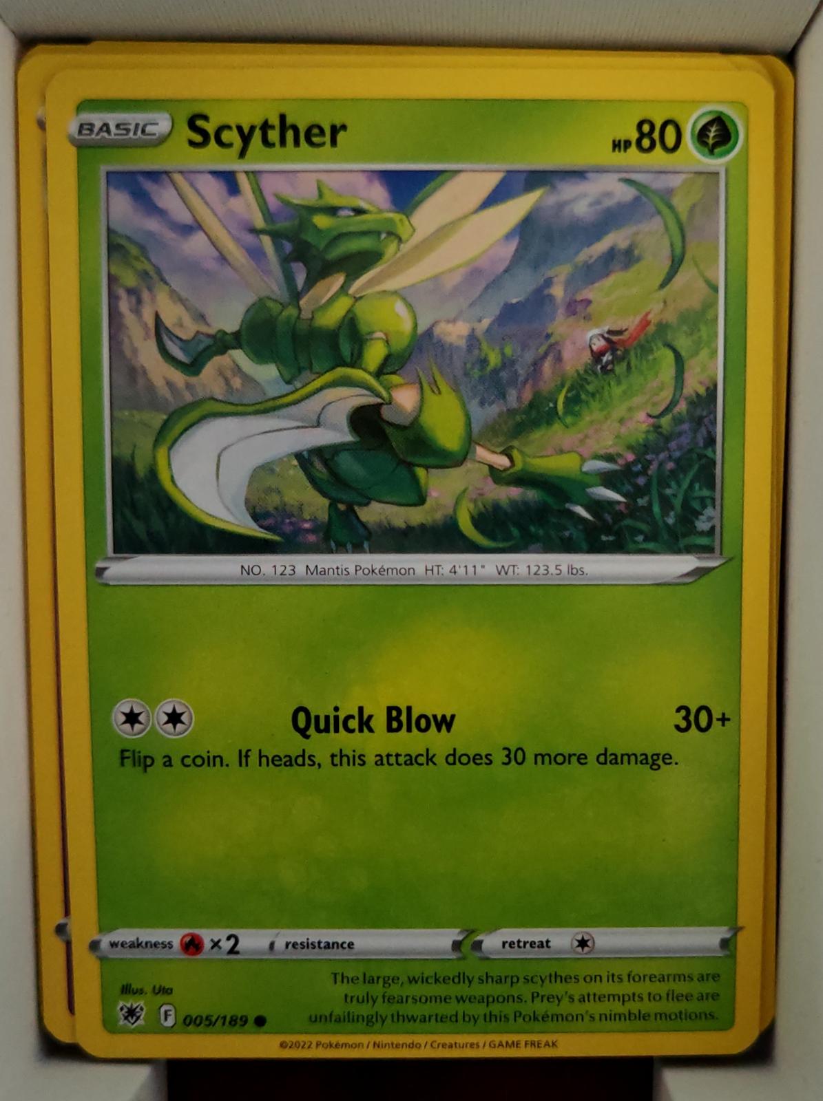 Scyther - 005/189 - - ASTRAL RADIANCE - Pokemon - Common | AA41-18