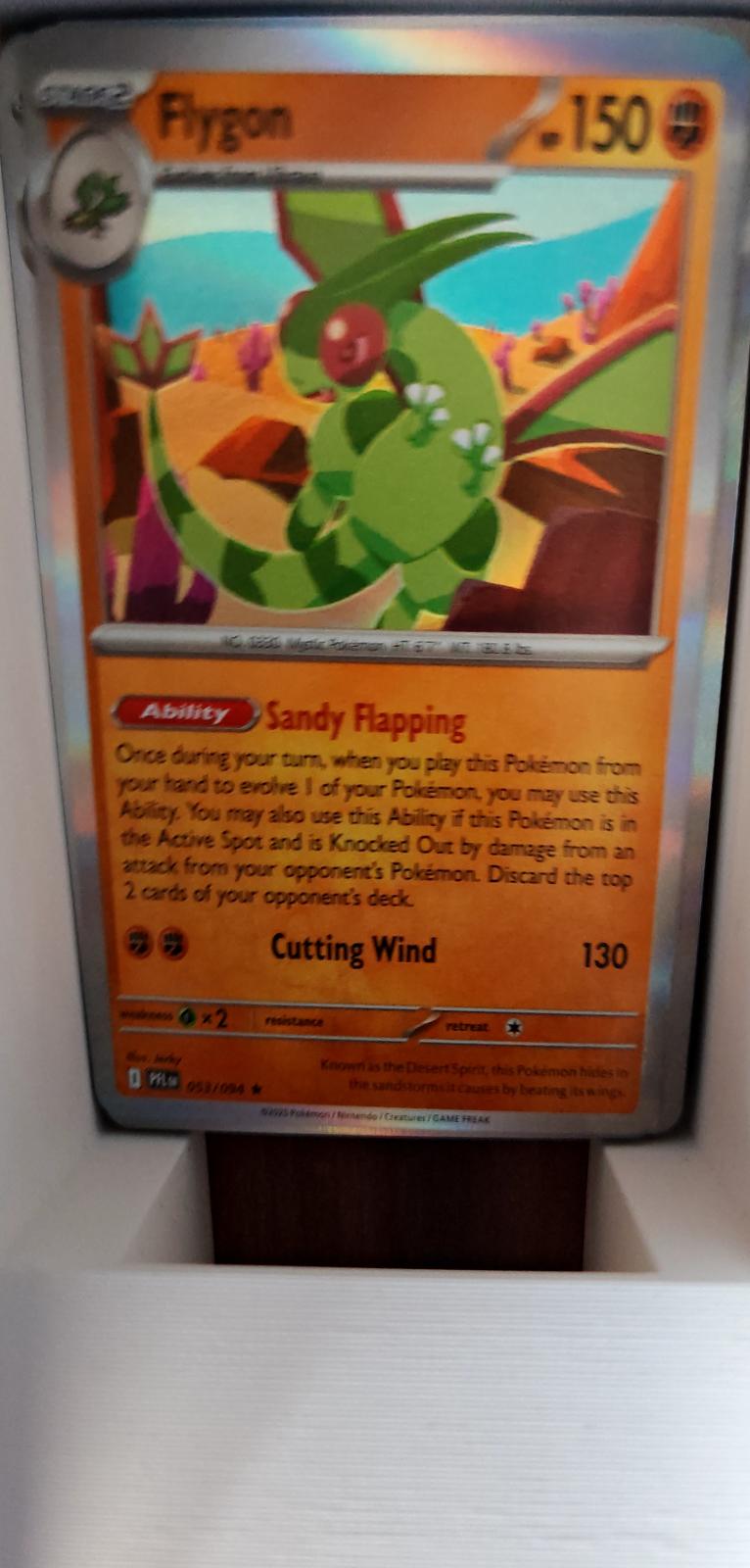 Flygon - 053/094 - Holo - PHANTASMAL FLAMES - Pokemon - Rare | AA55-30