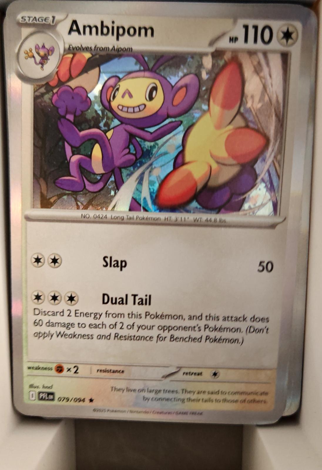 Ambipom - 079/094 - Holo - PHANTASMAL FLAMES - Pokemon - Rare | AA38-71