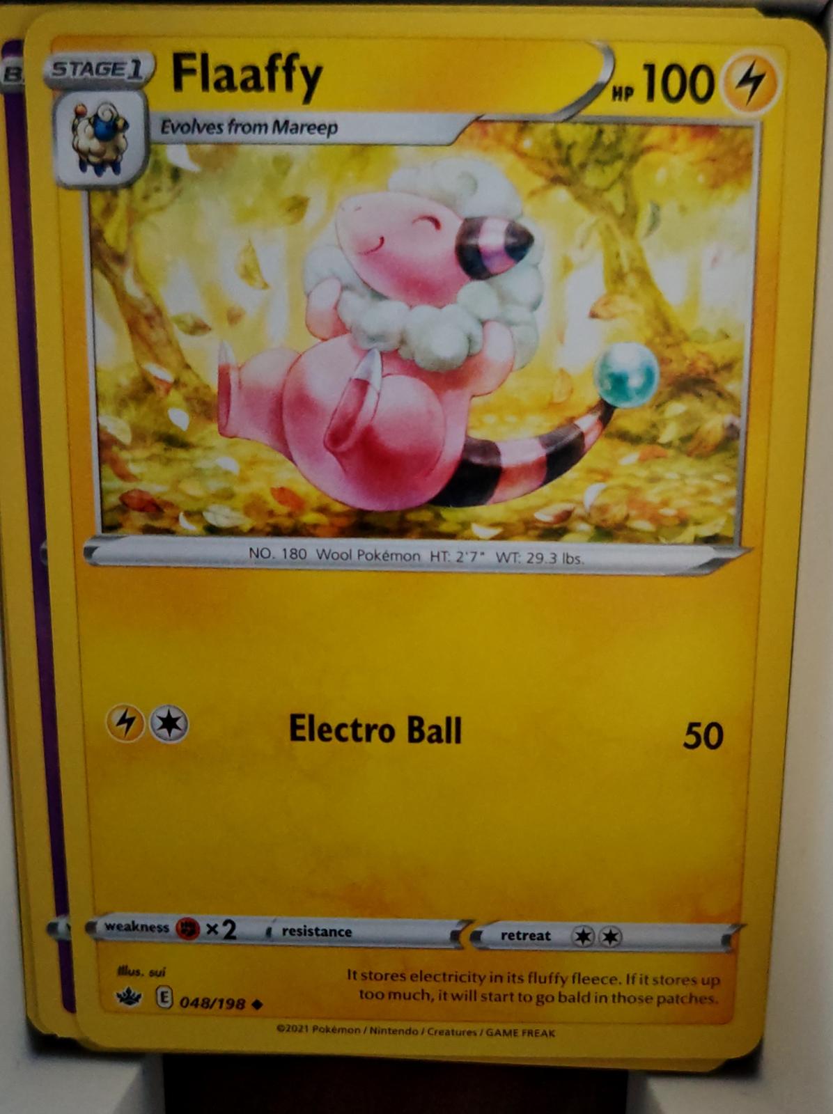 Flaaffy - 048/198 - - CHILLING REIGN - Pokemon - Uncommon | AA57-36