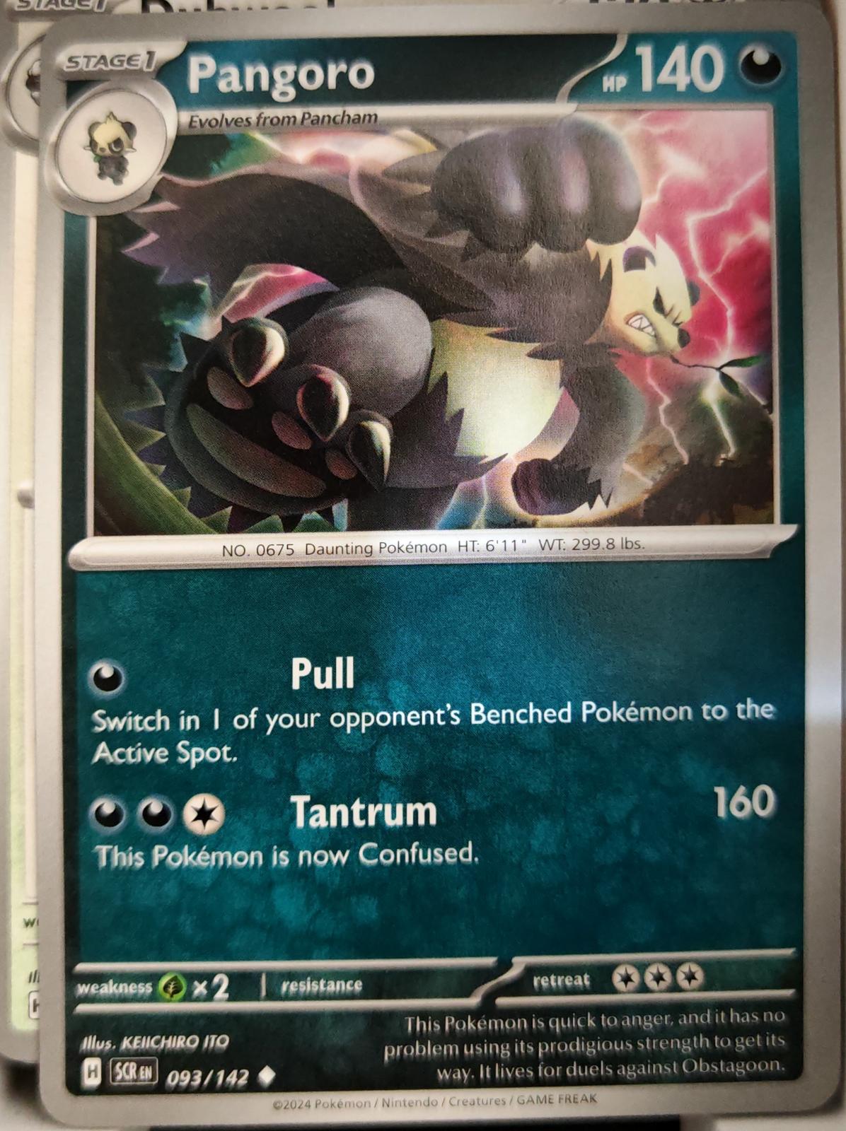Pangoro - 93/142 - - STELLAR CROWN - Pokemon - Uncommon | AA05-44