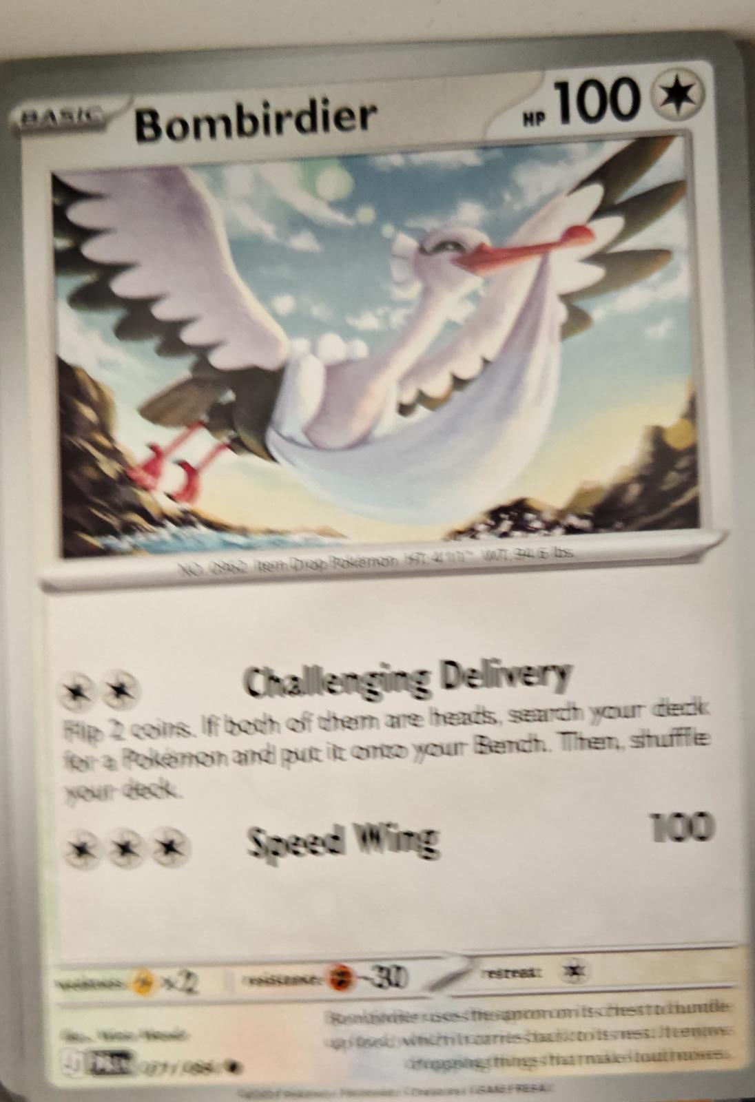 Bombirdier - 071/084 - - PITCH BLACK - Pokemon - Common | AA16-71