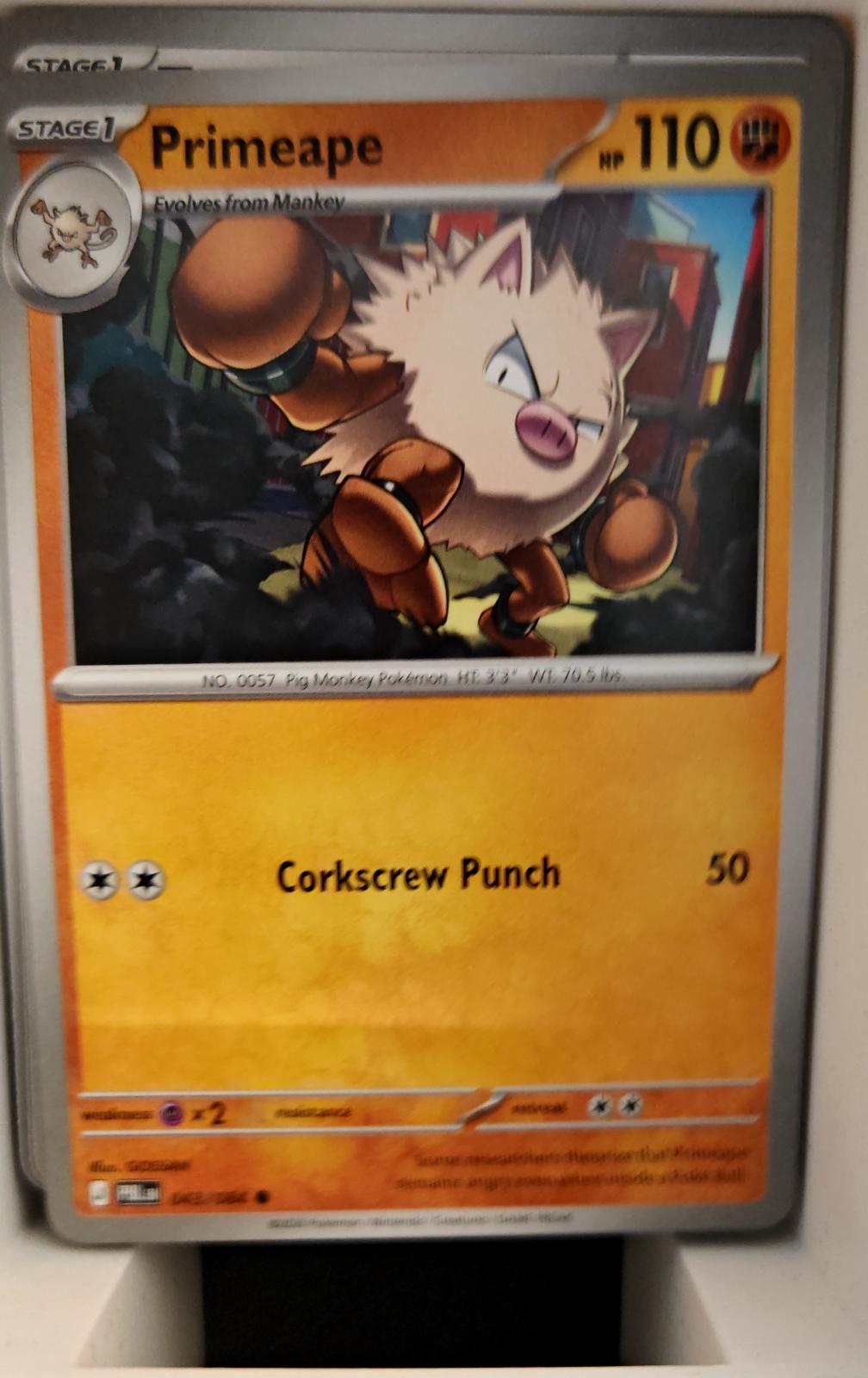 Primeape - 043/084 - - PITCH BLACK - Pokemon - Common | AA17-94