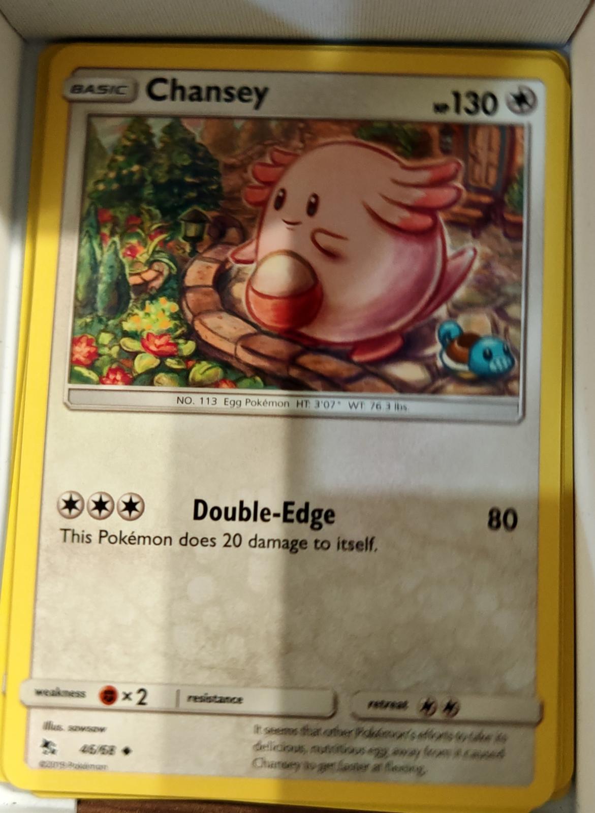 Chansey - 46/68 - - HIDDEN FATES - Pokemon - Uncommon | AA71-7