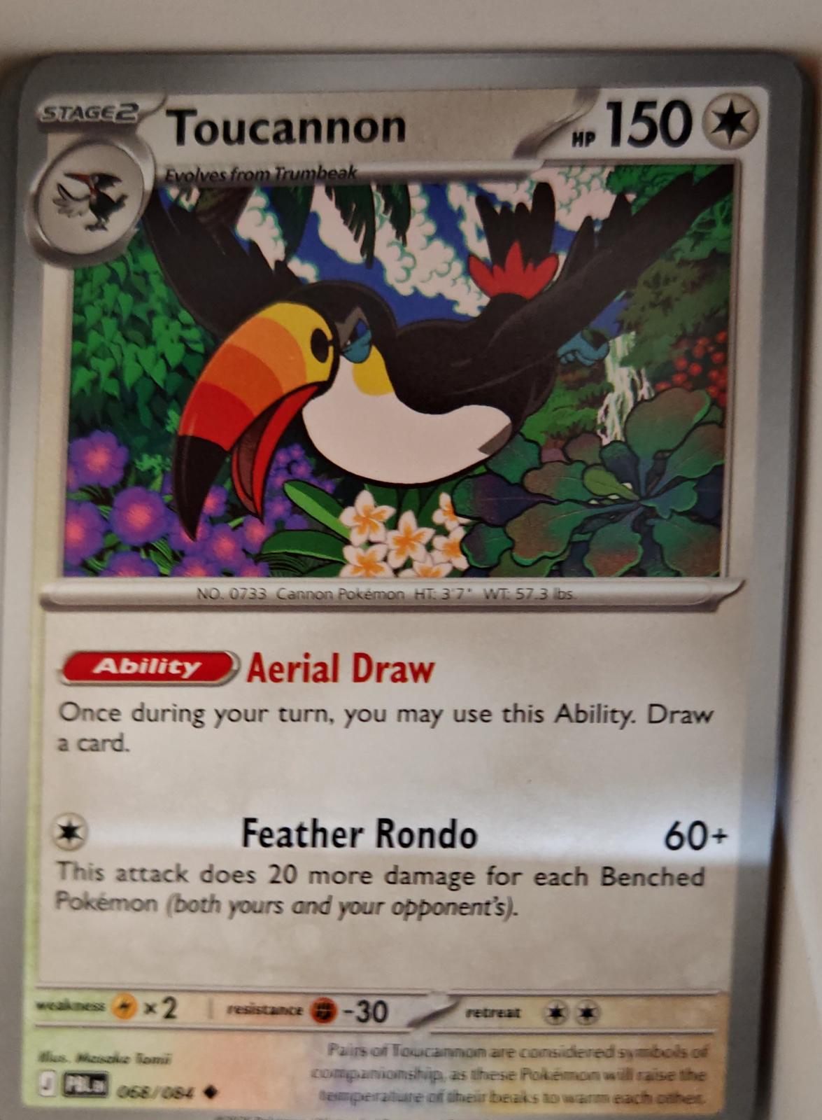 Toucannon - 068/084 - - PITCH BLACK - Pokemon - Uncommon | AA17-61
