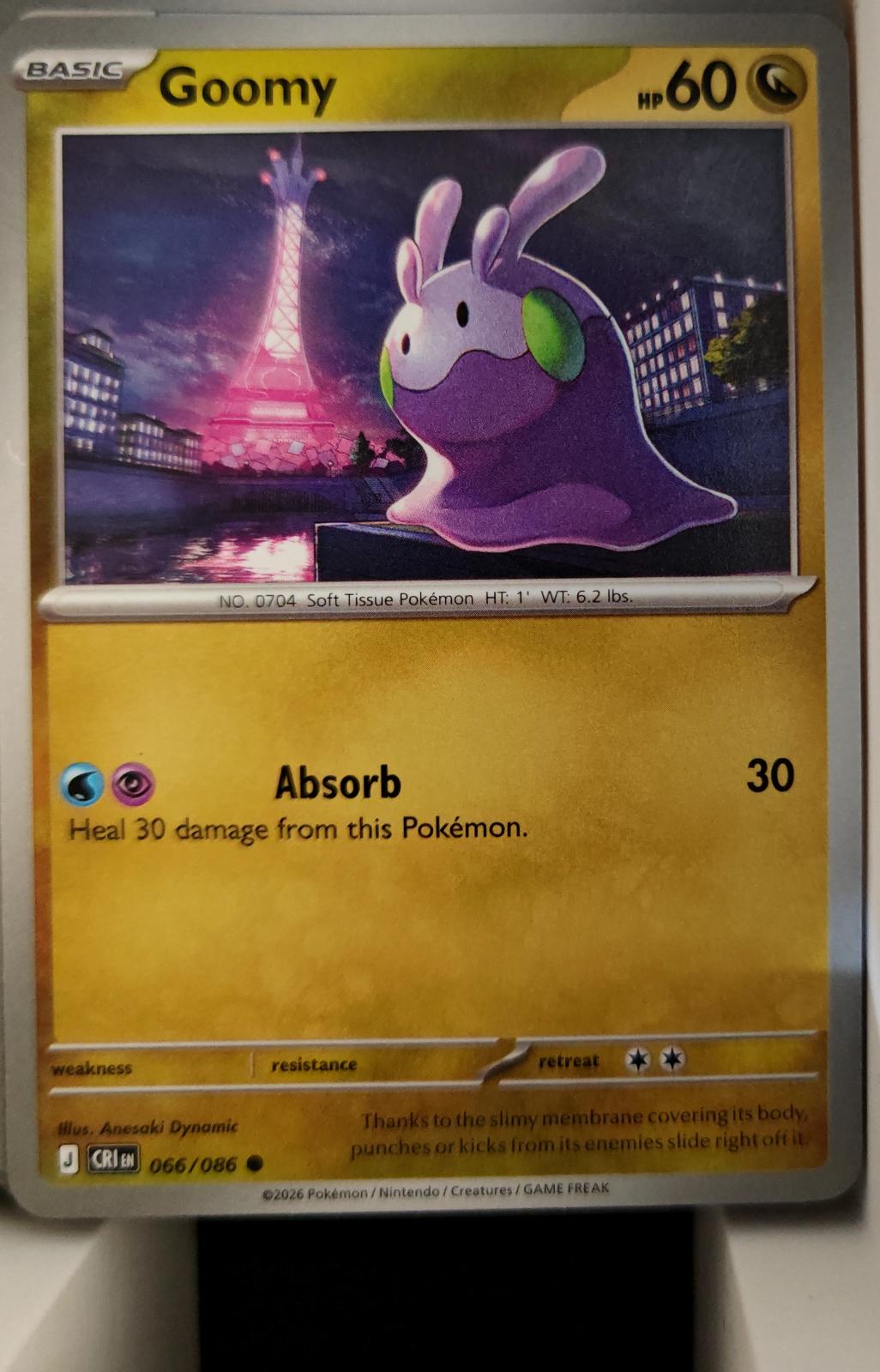 Goomy - 066/086 - - CHAOS RISING - Pokemon - Common | AA23-91