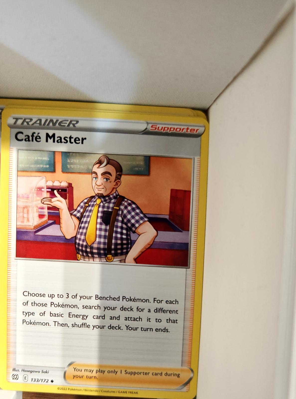 Cafe Master - 133/172 - - BRILLIANT STARS - Pokemon - Uncommon | AA70-38