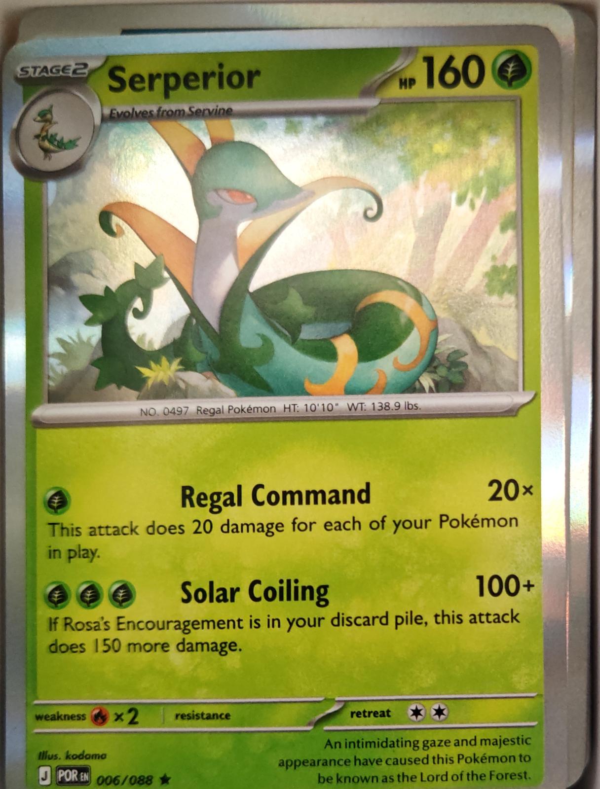 Serperior - 006/088 - Holo - PERFECT ORDER - Pokemon - Rare | AA13-50