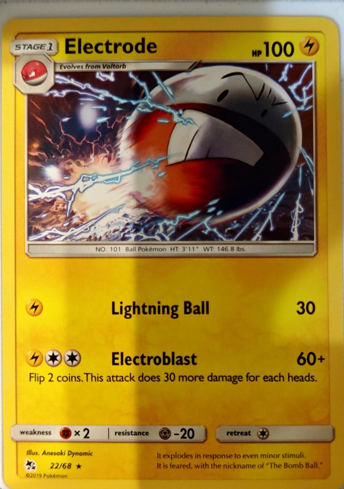 Electrode - 22/68 - - HIDDEN FATES - Pokemon - Rare | AA69-1