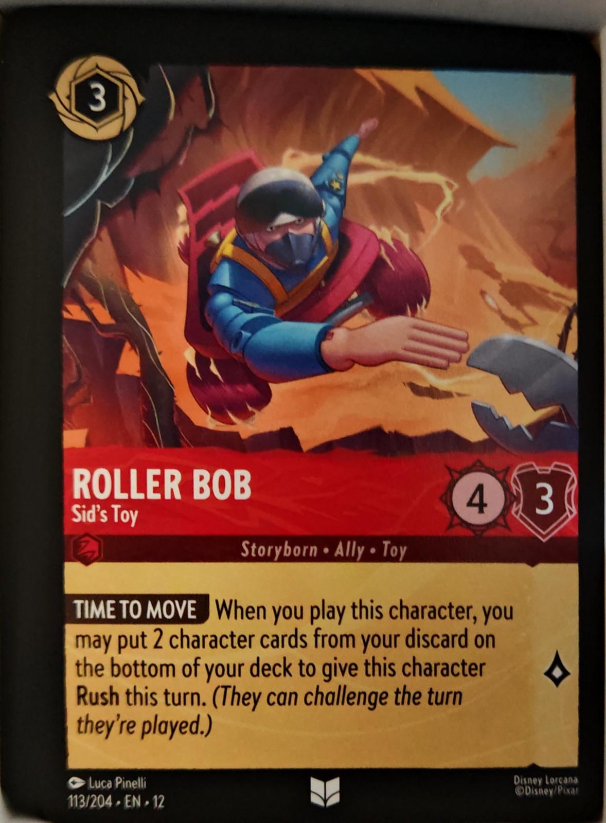 Roller Bob - Sid's Toy - 113/204 - - WILDS UNKNOWN - Lorcana - | LAA01-51