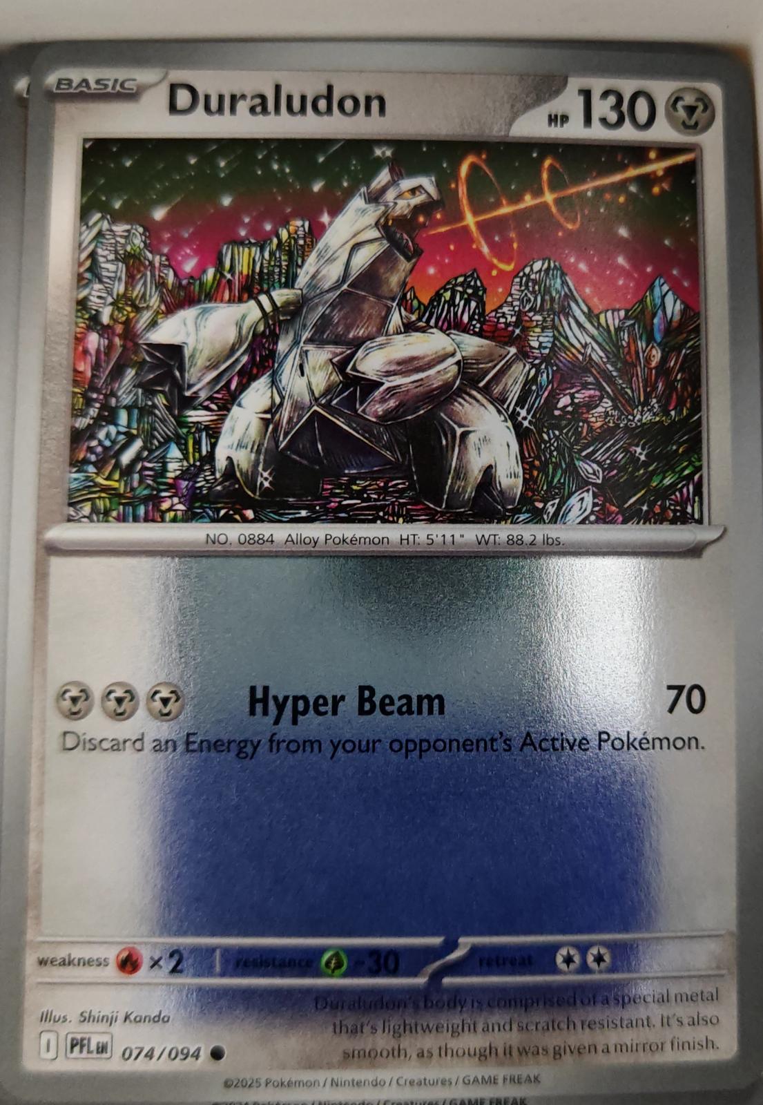 Duraludon - 074/094 - Reverse Holo - PHANTASMAL FLAMES - Pokemon - | AA26-45