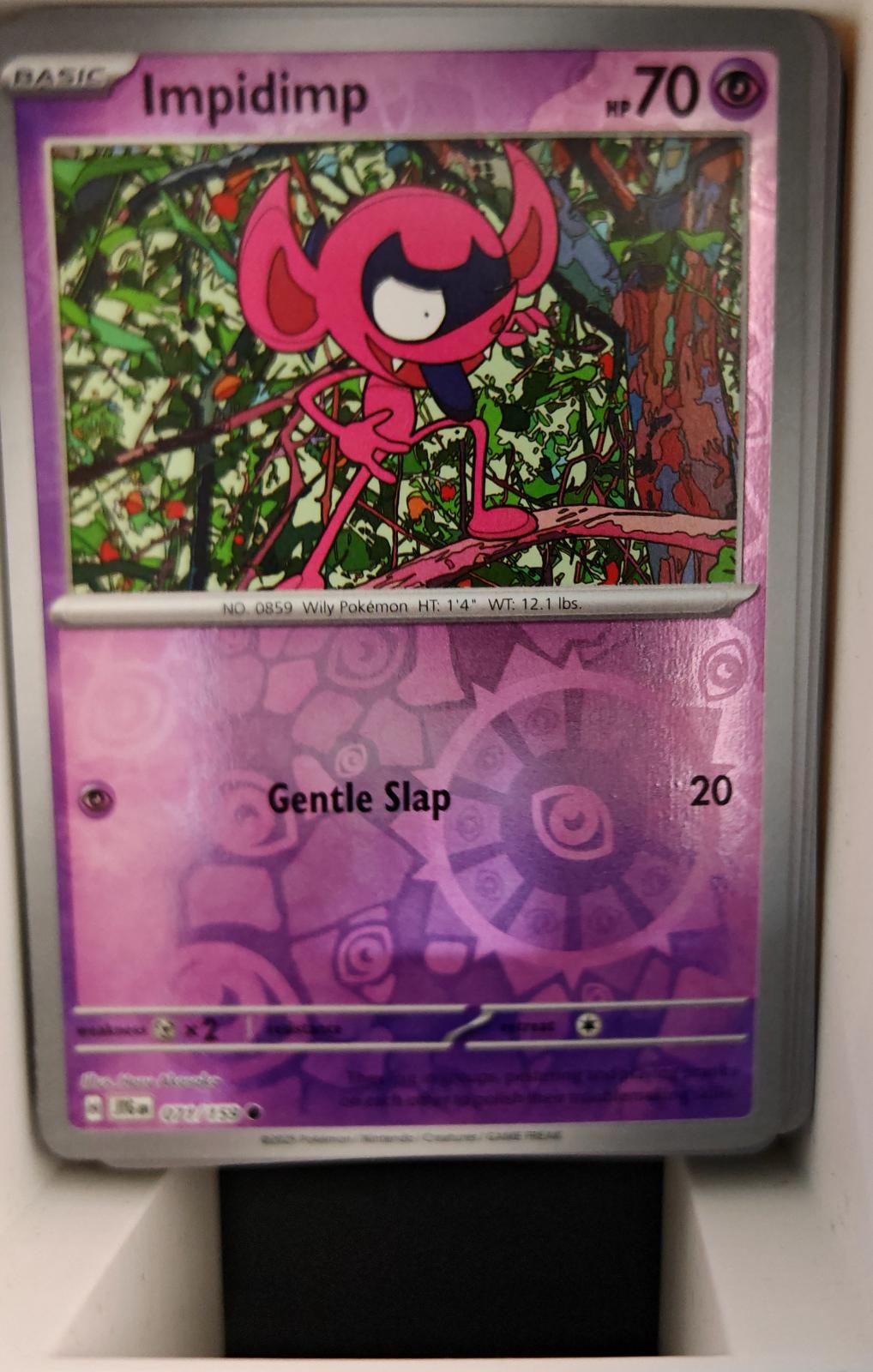 Impidimp - 071/159 - Reverse Holo - JOURNEY TOGETHER - Pokemon - | AA19-71