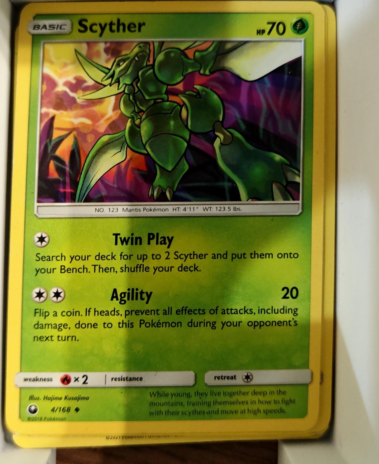 Scyther - 4/168 - - CELESTIAL STORM - Pokemon - Uncommon | AA73-18