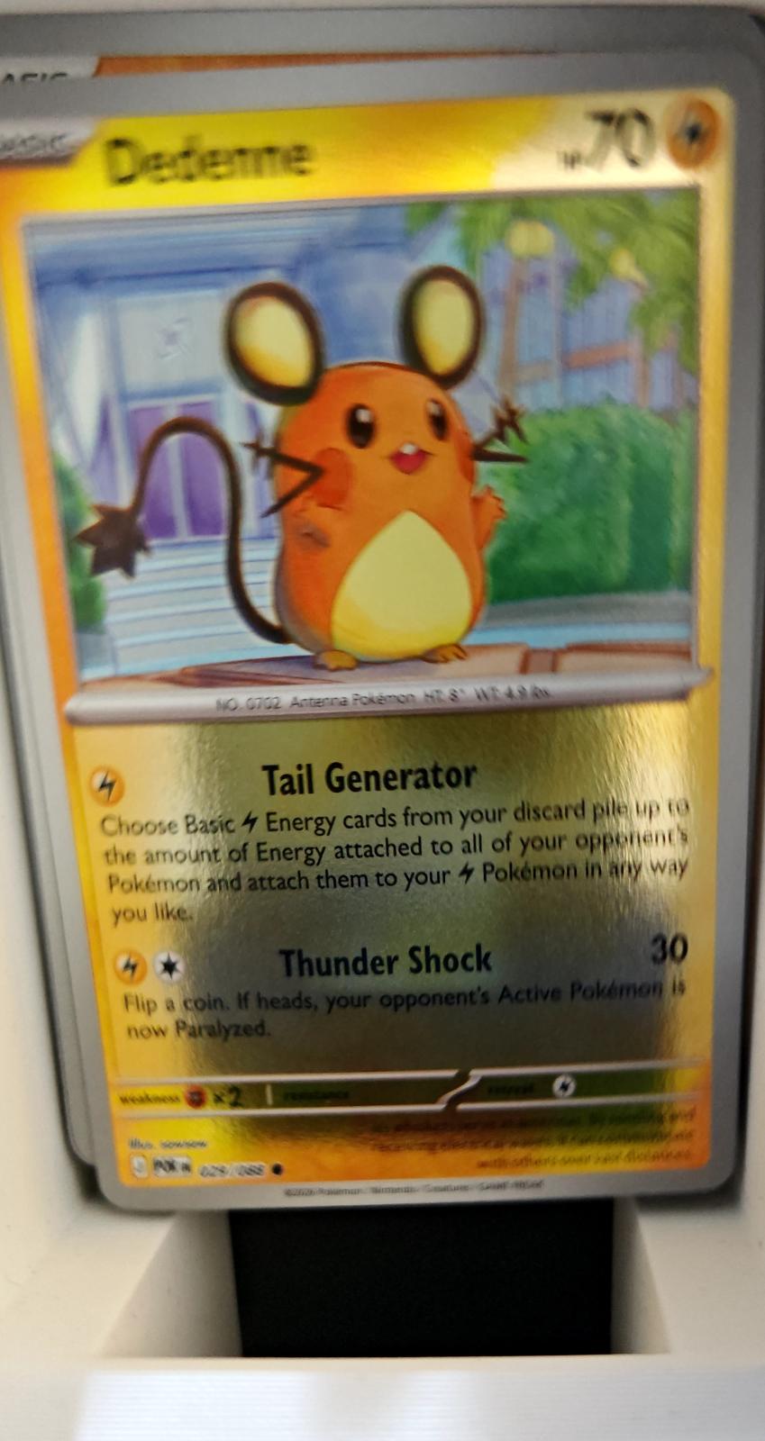 Dedenne - 029/088 - Reverse Holo - PERFECT ORDER - Pokemon - Common | AA19-67