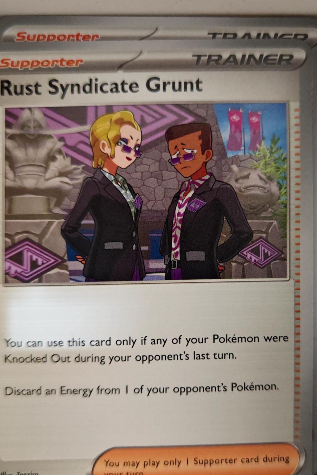 Rust Syndicate Grunt - 081/084 - - PITCH BLACK - Pokemon - Uncommon | AA15-61
