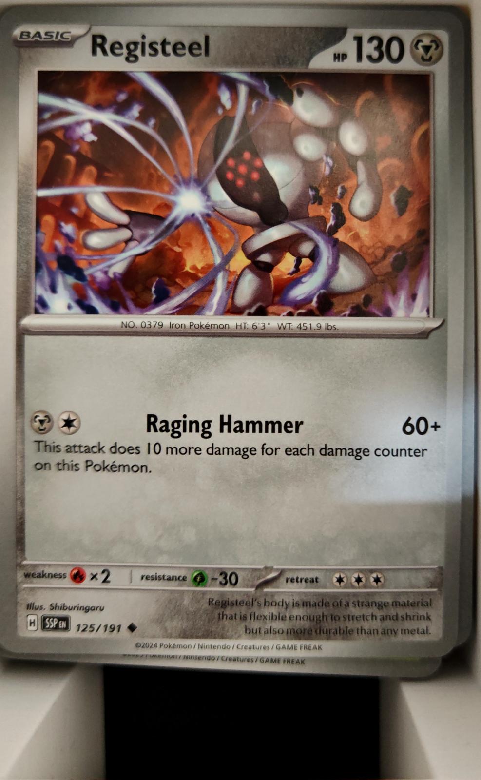 Registeel - 125/191 - - SURGING SPARKS - Pokemon - Uncommon | AA09-83