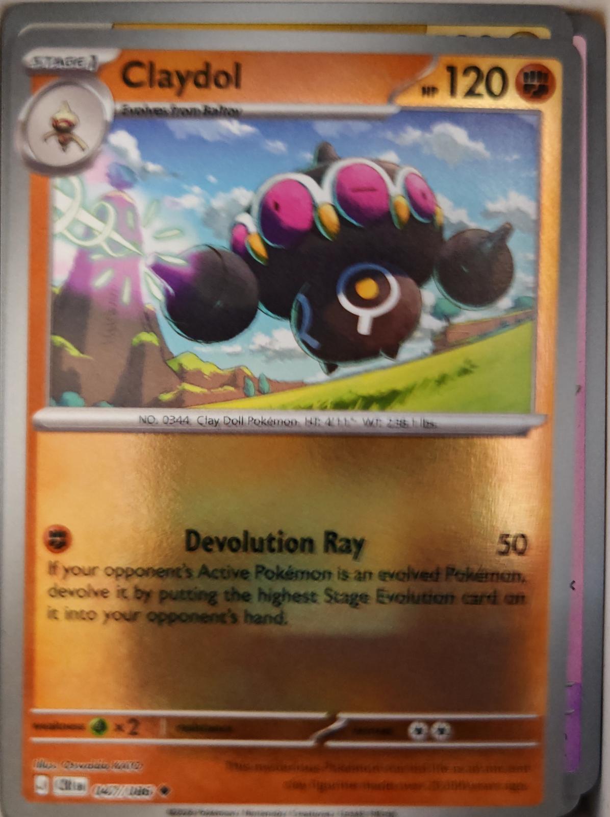 Claydol - 047/086 - Reverse Holo - CHAOS RISING - Pokemon - Uncommon | AA19-61
