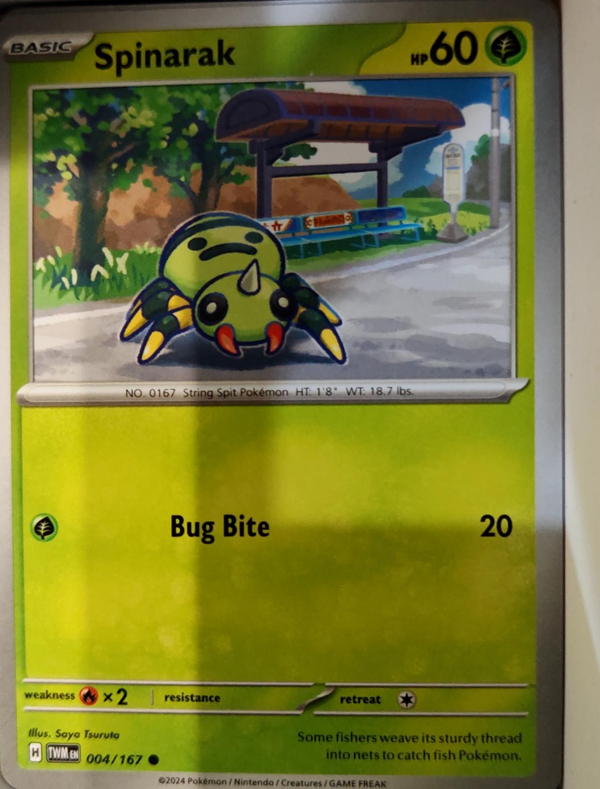 Spinarak - 004/167 - - TWILIGHT MASQUERADE - Pokemon - Common | AA76-18