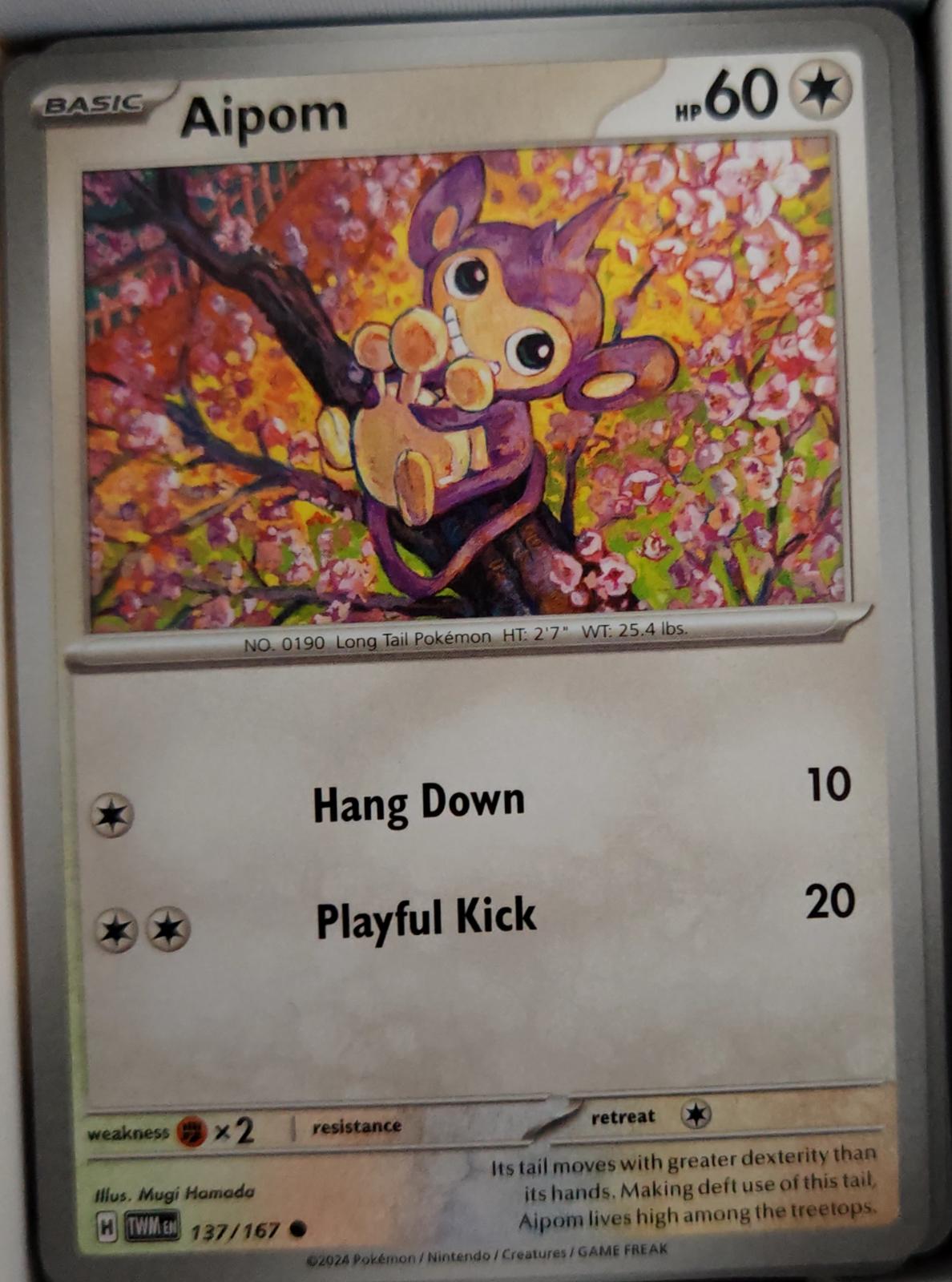 Aipom - 137/167 - - TWILIGHT MASQUERADE - Pokemon - Common | AA46-63