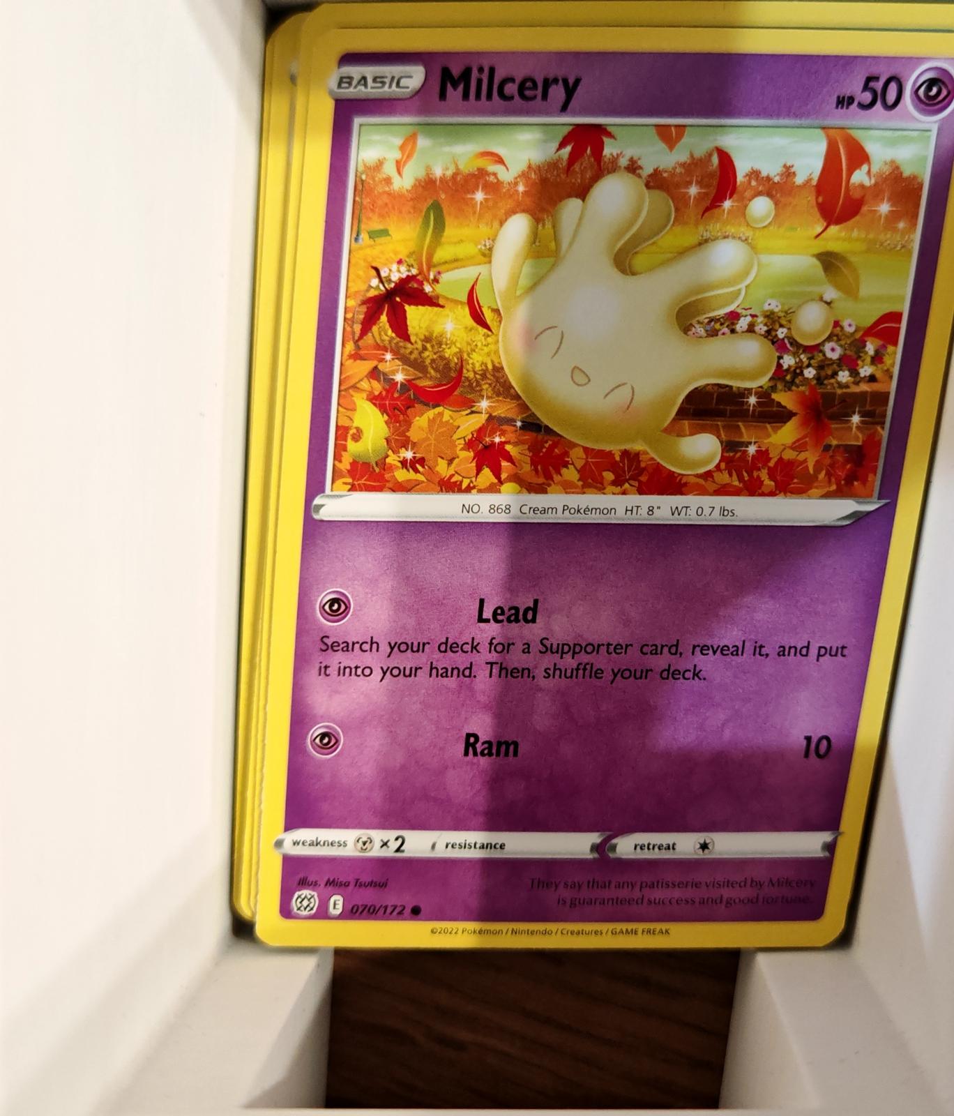 Milcery - 070/172 - - BRILLIANT STARS - Pokemon - Common | AA73-25