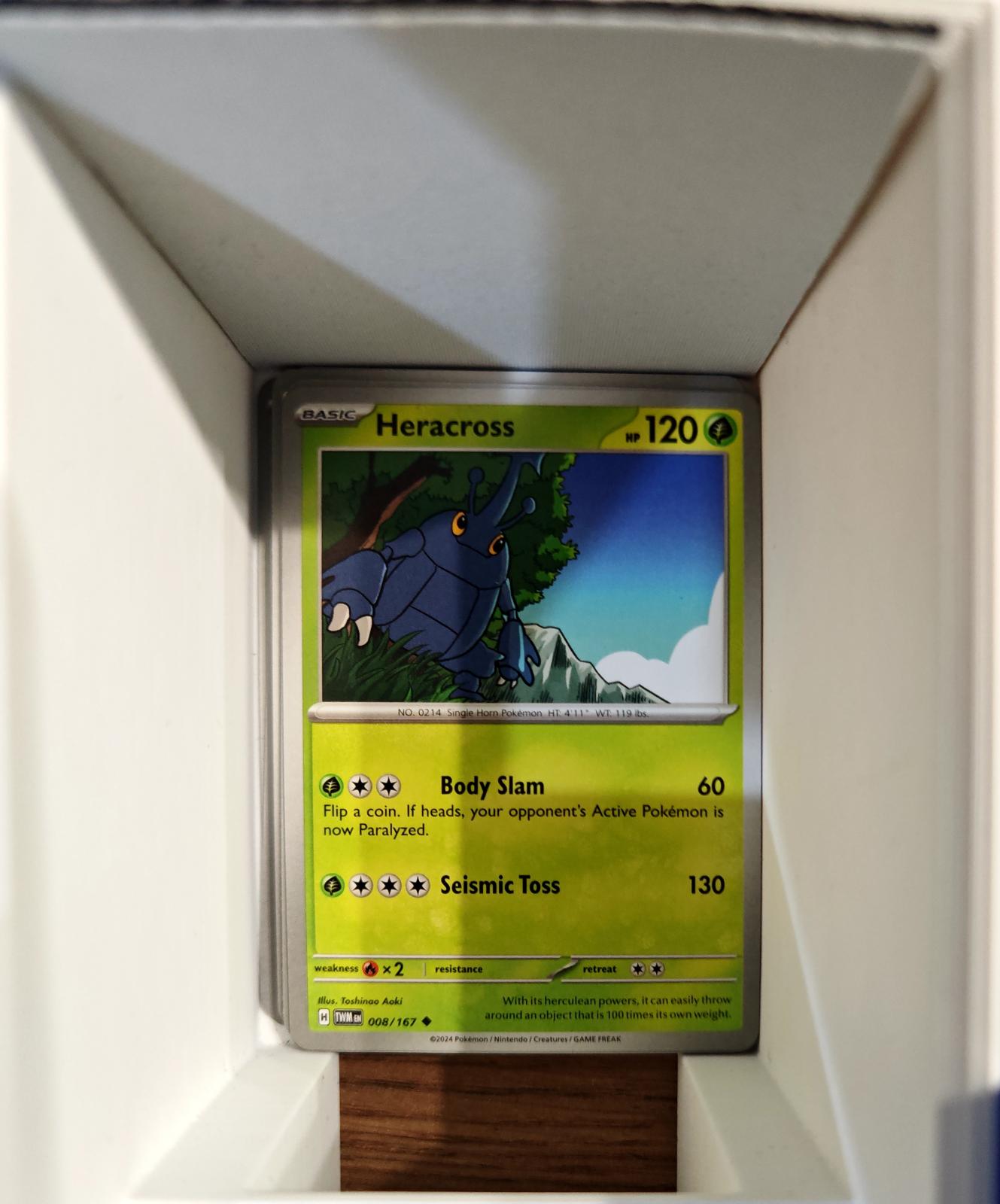 Heracross - 008/167 - - TWILIGHT MASQUERADE - Pokemon - Uncommon | AA76-12