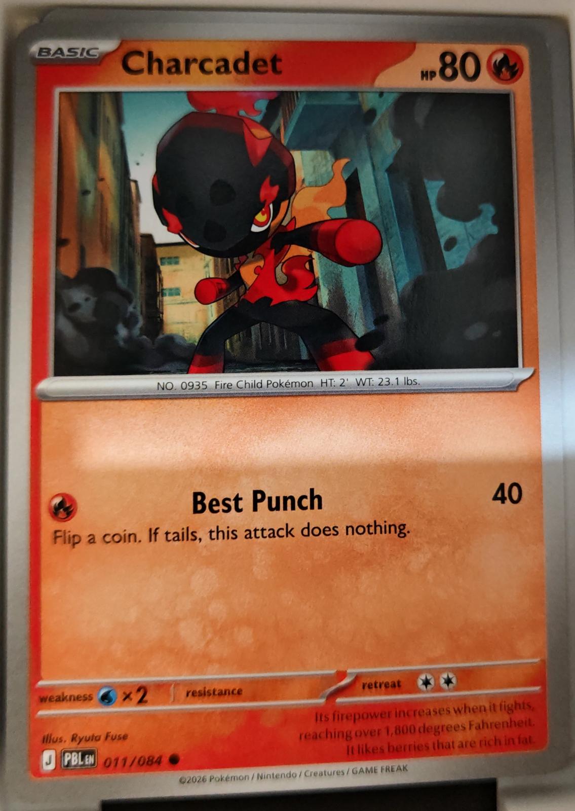 Charcadet - 011/084 - - PITCH BLACK - Pokemon - Common | AA17-20