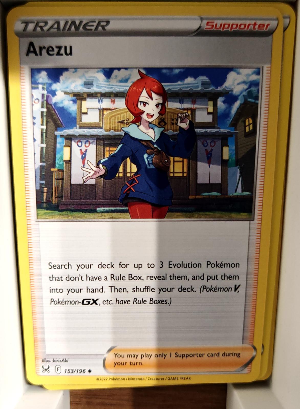 Arezu - 153/196 - - LOST ORIGIN - Pokemon - Uncommon | AA70-35