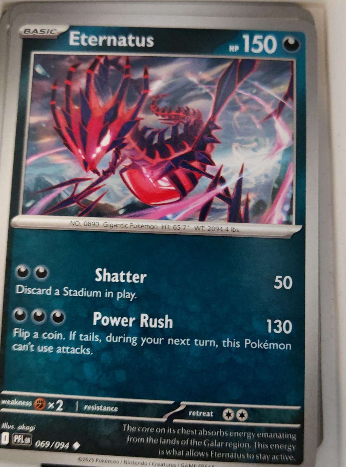 Eternatus - 069/094 - - PHANTASMAL FLAMES - Pokemon - Uncommon | AA27-15