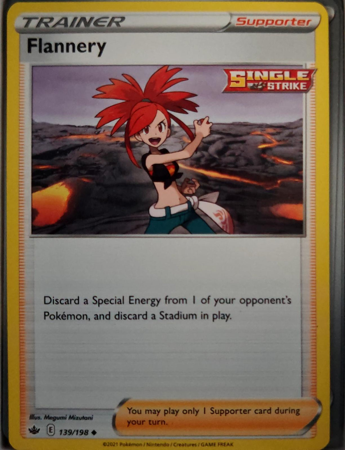 Flannery - 139/198 - - CHILLING REIGN - Pokemon - Uncommon | AA59-14