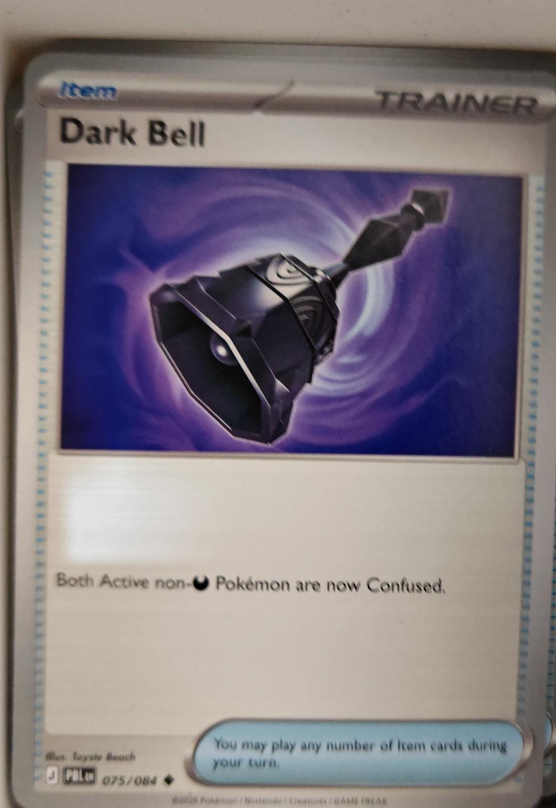 Dark Bell - 075/084 - - PITCH BLACK - Pokemon - Uncommon | AA15-54