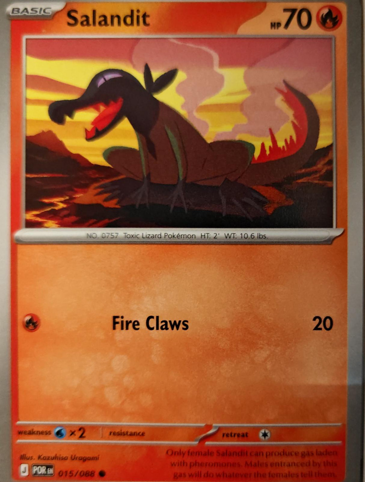 Salandit - 015/088 - - PERFECT ORDER - Pokemon - Common | AA22-91