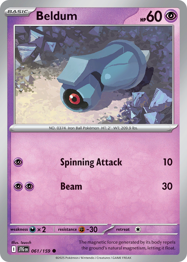 Beldum - 061/159 - - JOURNEY TOGETHER - Pokemon - Common | AA02-13