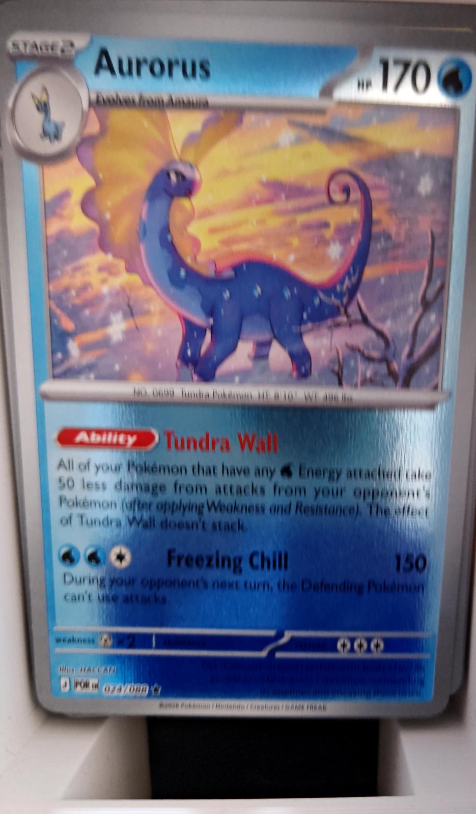 Aurorus - 024/088 - Reverse Holo - PERFECT ORDER - Pokemon - Rare | AA19-92