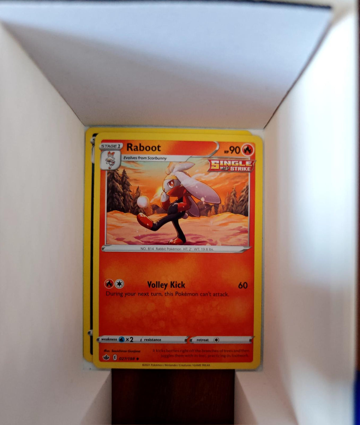 Raboot - 027/198 - - CHILLING REIGN - Pokemon - Uncommon | AA57-2