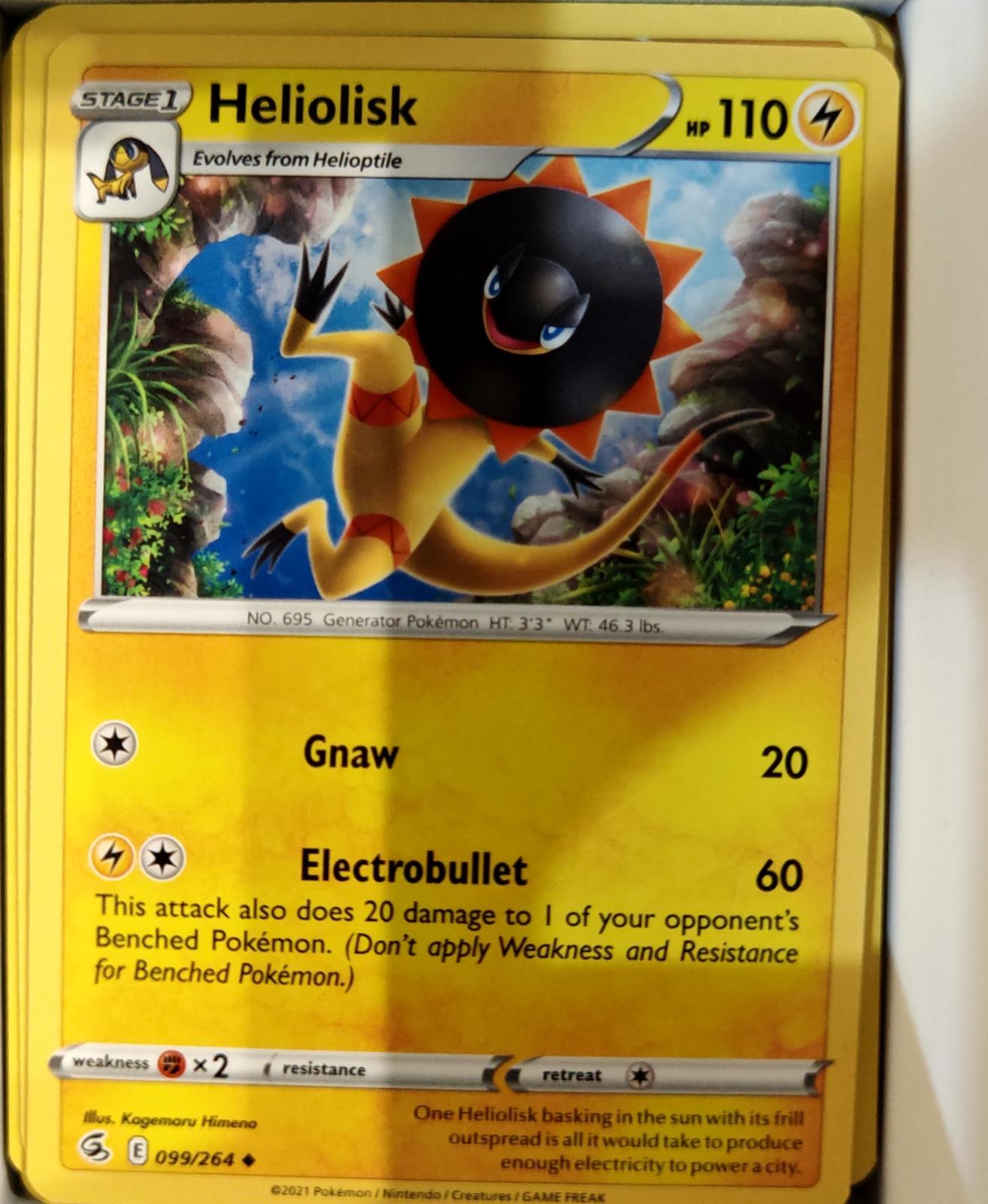 Heliolisk - 099/264 - - FUSION STRIKE - Pokemon - Uncommon | AA73-41