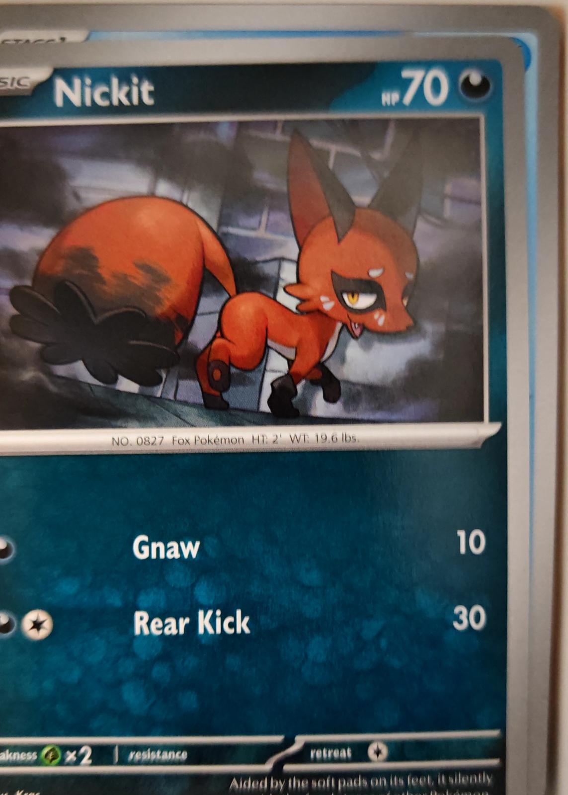 Nickit - 053/084 - - PITCH BLACK - Pokemon - Common | AA17-64