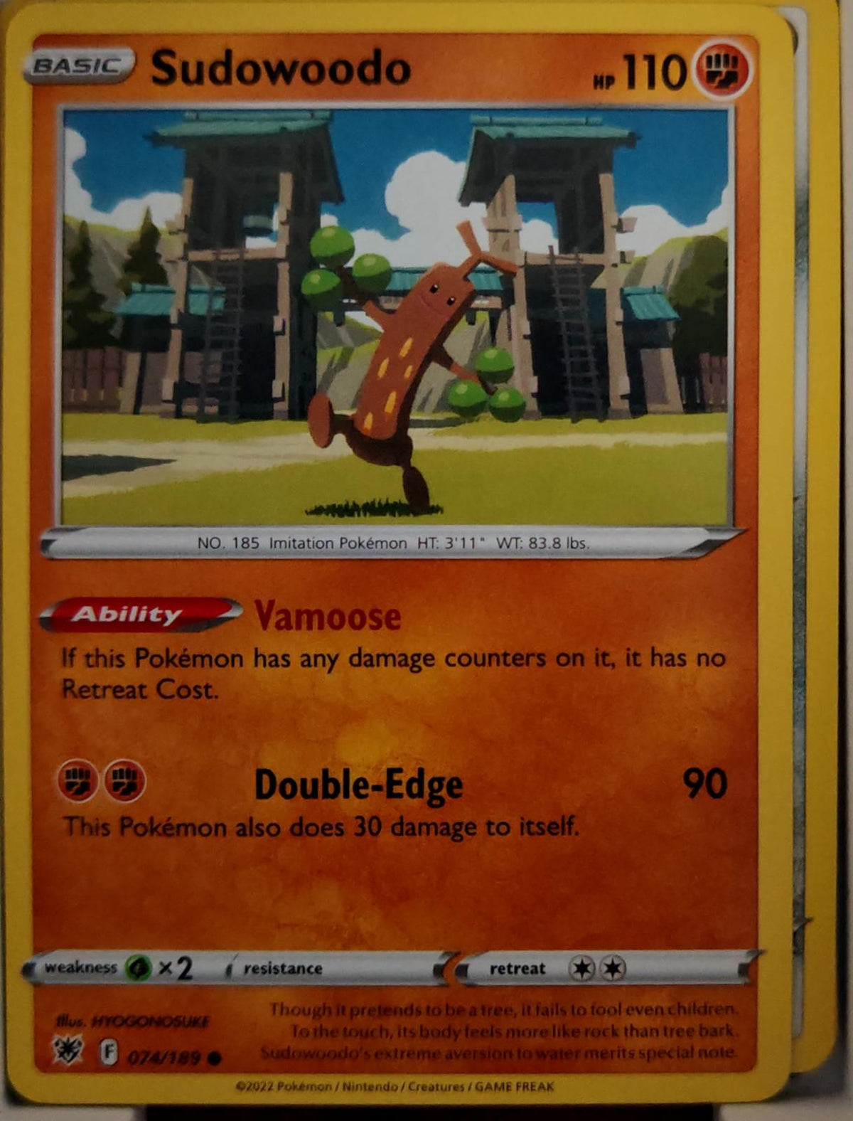 Sudowoodo - 074/189 - - ASTRAL RADIANCE - Pokemon - Common | AA41-9