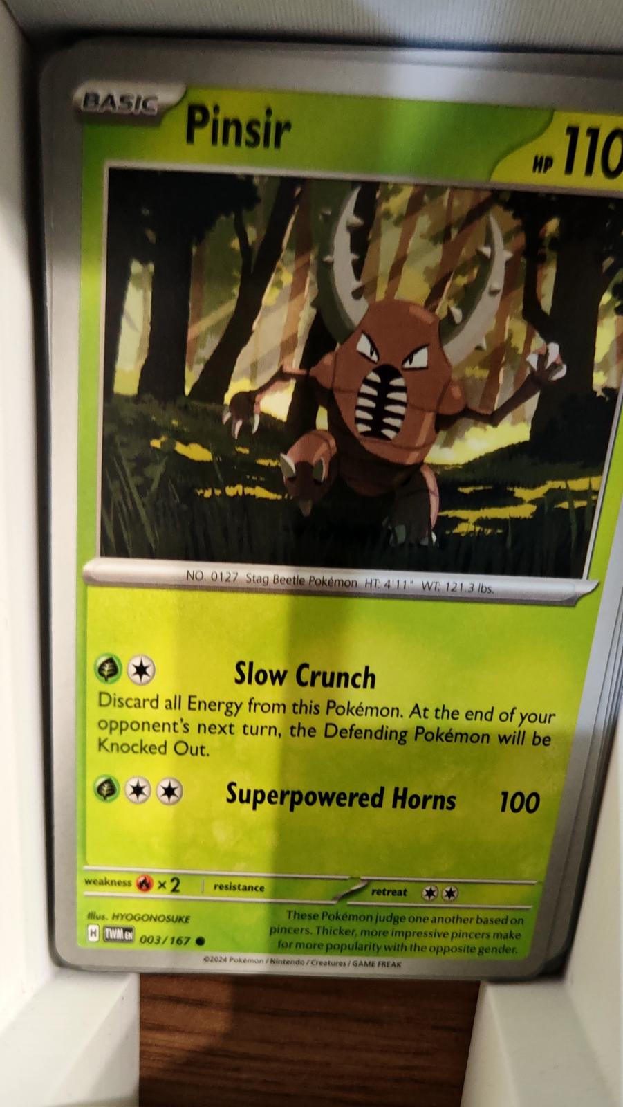 Pinsir - 003/167 - - TWILIGHT MASQUERADE - Pokemon - Common | AA76-23