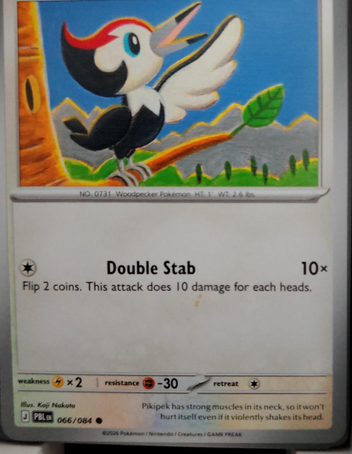 Pikipek - 066/084 - - PITCH BLACK - Pokemon - Common | AA39-63
