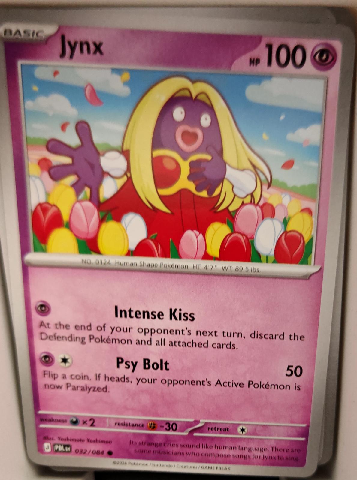 Jynx - 032/084 - - PITCH BLACK - Pokemon - Common | AA16-52