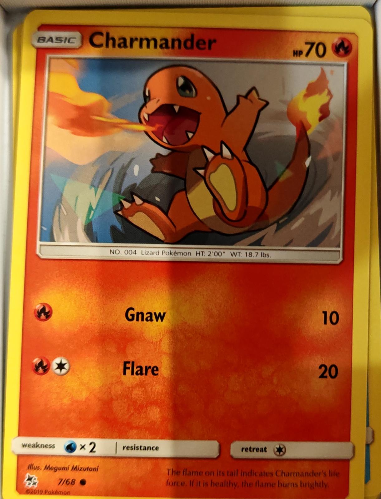 Charmander - 7/68 - - HIDDEN FATES - Pokemon - Common | AA69-10