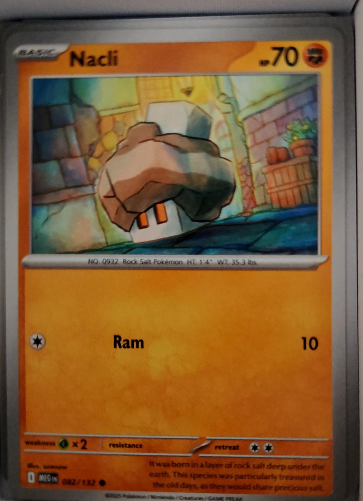 Nacli - 082/132 - - MEGA EVOLUTION - Pokemon - Common | AA45-11