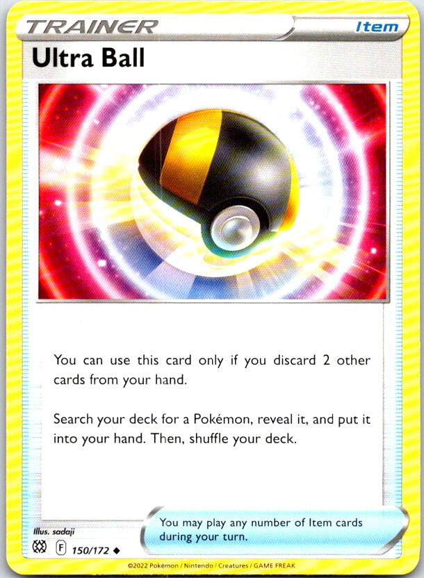 Ultra Ball - 150/172 - - BRILLIANT STARS - Pokemon - Uncommon | AC22-17