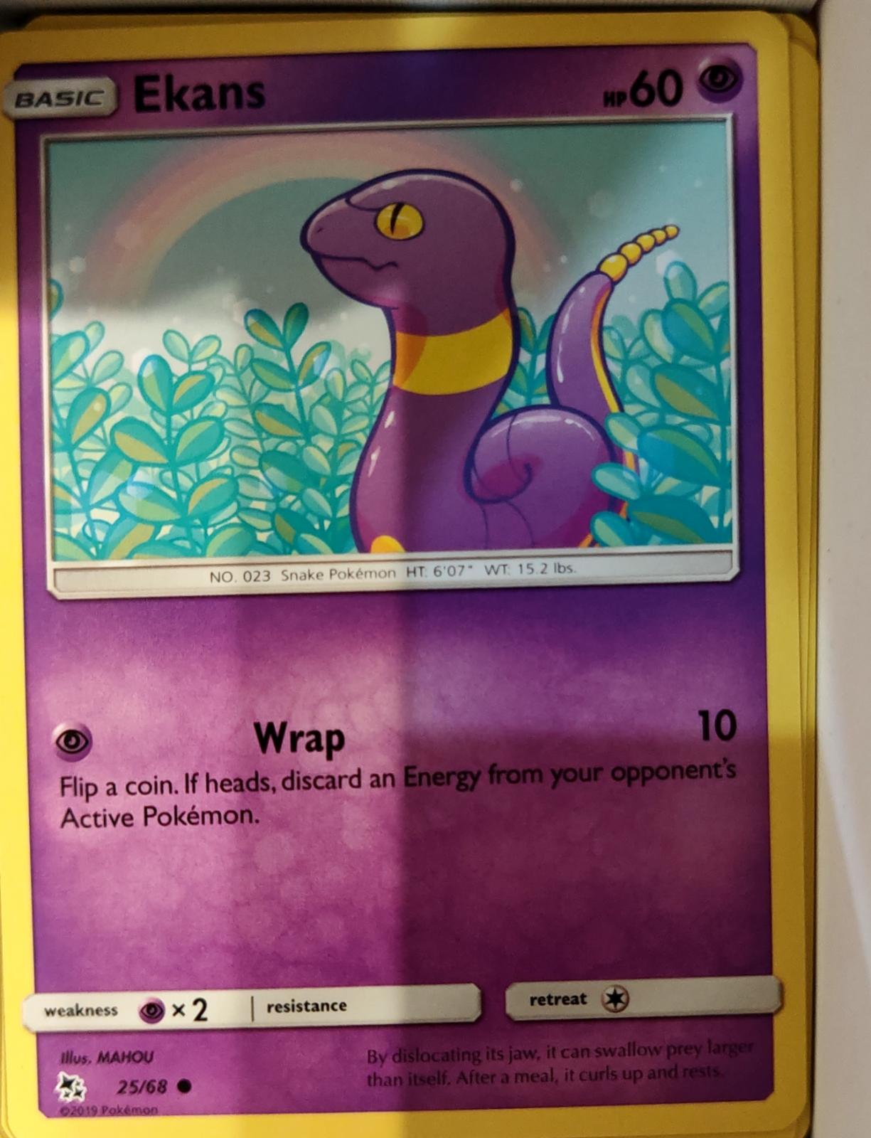 Ekans - 25/68 - - HIDDEN FATES - Pokemon - Common | AA71-16